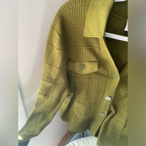 CABI Lightweight button front sweater